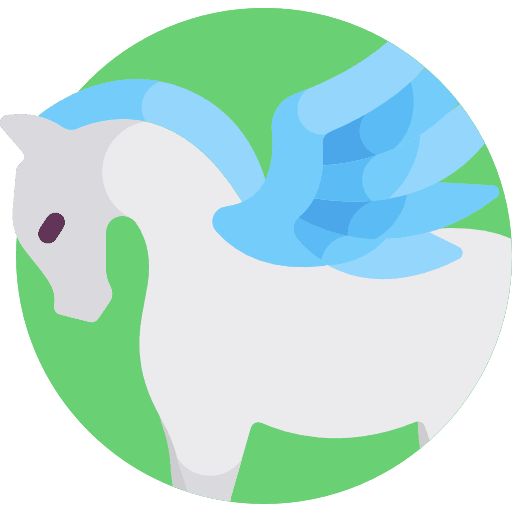 Pegasus folklore fantasy mythology icon