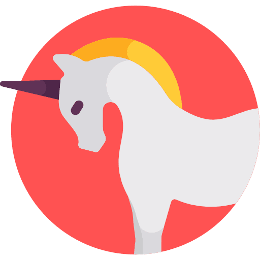 Unicorn unicorn fairy tale fantasy icon