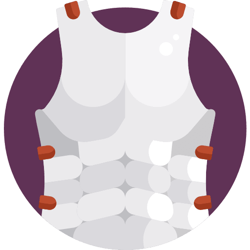 Armor medieval protection armor icon