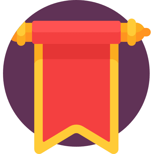 Flag war standard medieval icon