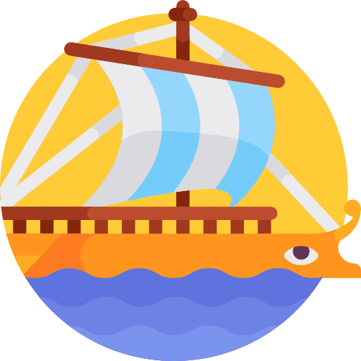 Trireme antique trireme greek icon