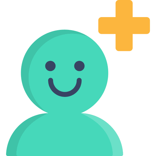 Add user people contact person user icon