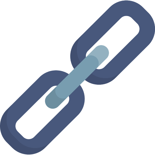 Link connection multimedia tools and utensils icon