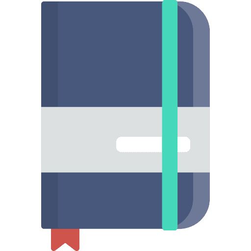 Notebook address book agenda education icon