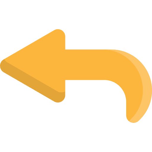 Reply previous go back return icon