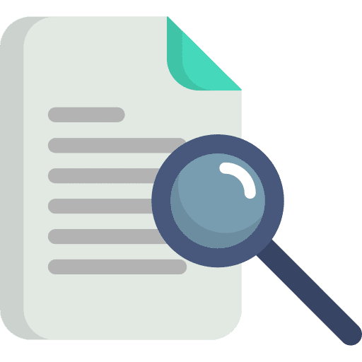 File archive search files and folders icon