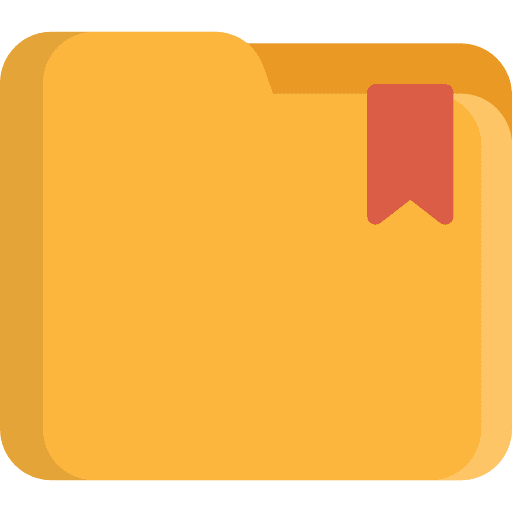 Folder data storage office material folder icon
