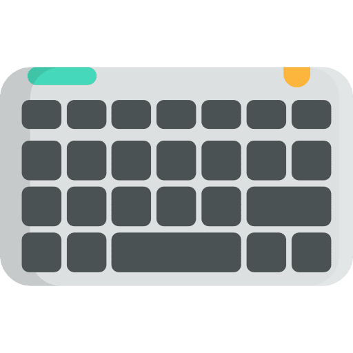 Keyboard electronic computing keyboard icon