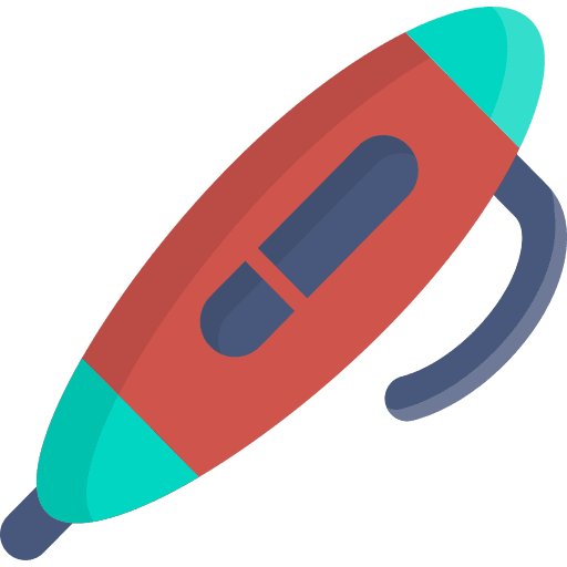 Pen tools and utensils office material pencil icon