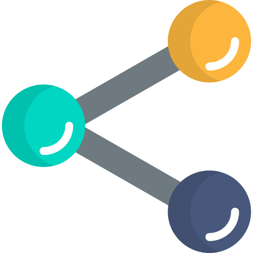 Share interface social media shapes icon