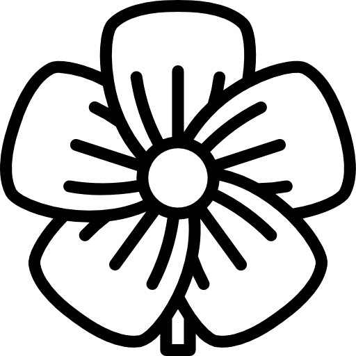 Flax flax farming and gardening flower icon