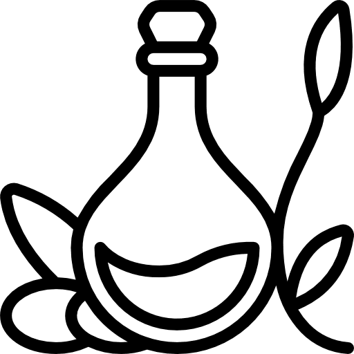 Olive food and restaurant bottle organic icon