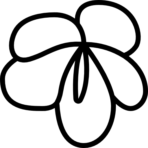 Mallow nature blossom floral icon