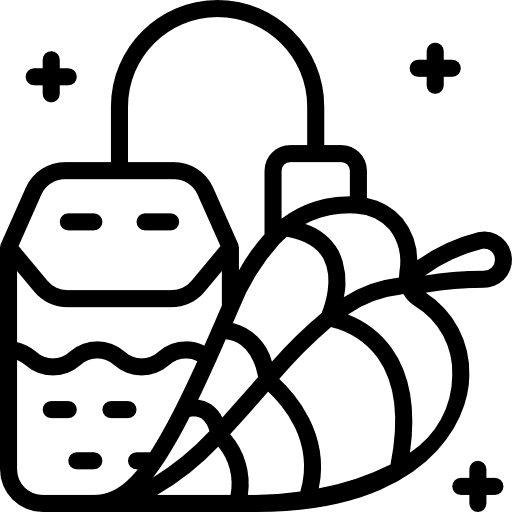 Teabag properties herbal natural icon