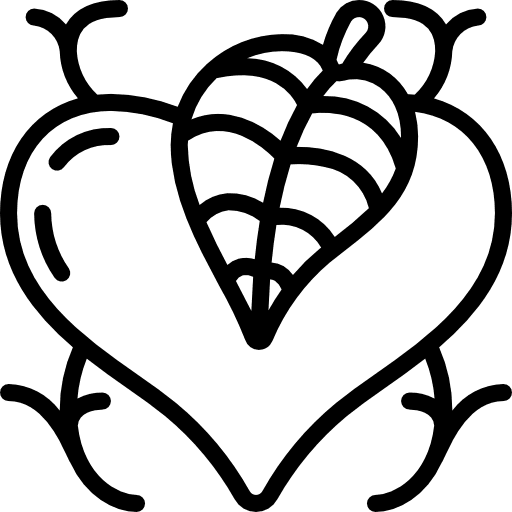 Botanical farming and gardening leaves plant icon