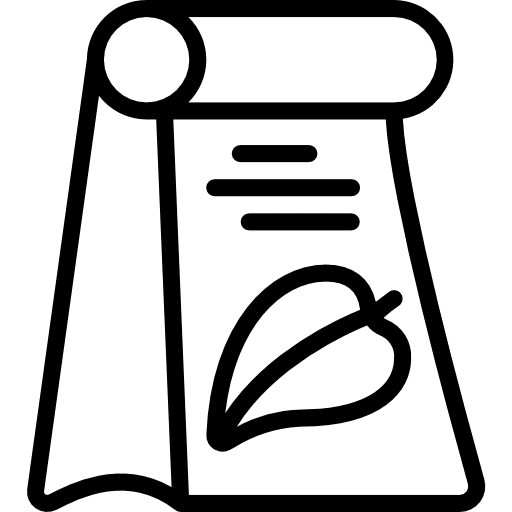 Package nature scent tea icon