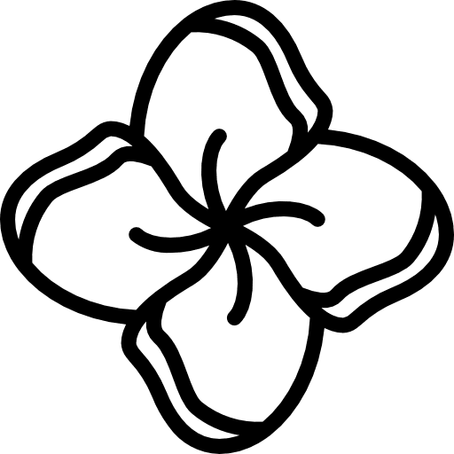 Melastome floral flower nature icon