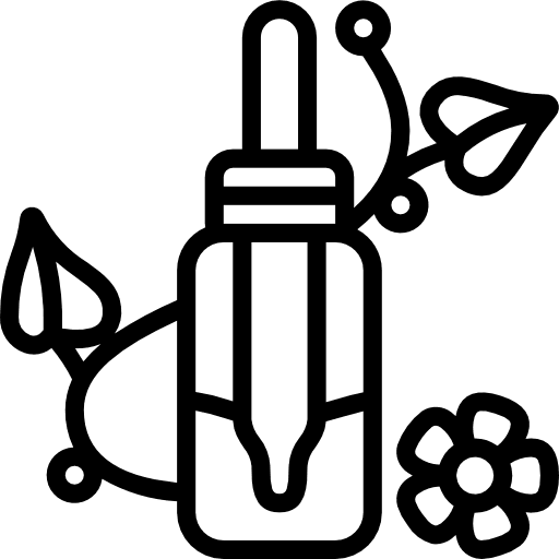 Nose drop healthcare and medical herbal icon