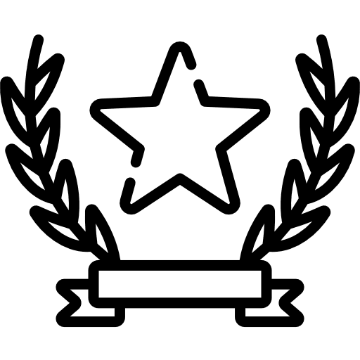 Reward seo and web shapes and symbols reward icon