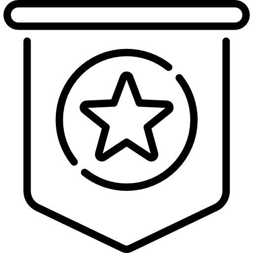 Pennant pennant birthday and party decoration icon