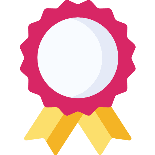 Medal sports and competition certification seo and web icon