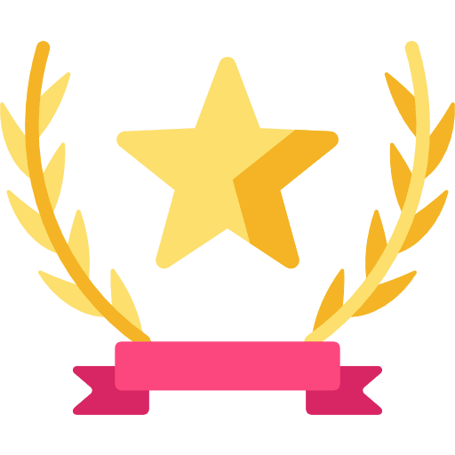 Reward star emblem miscellaneous icon