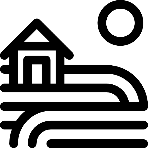 Farm building farm barn icon