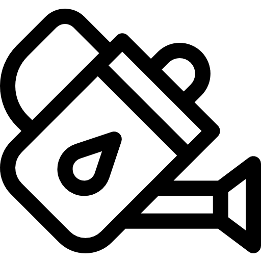 Watering can gardening water garden icon