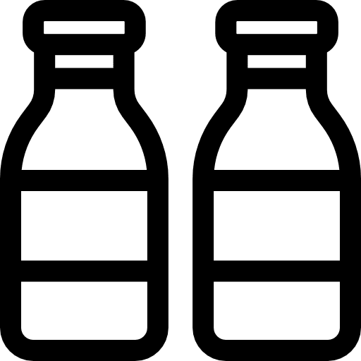 Milk milk bottles drink icon