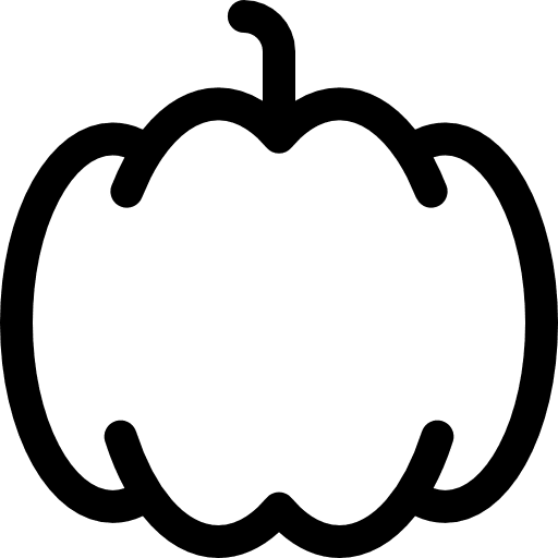 Pumpkin vegan food and restaurant pumpkin icon