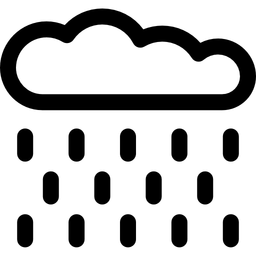 Rain weather rain storm icon
