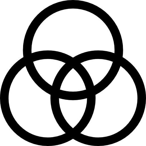 Colors art and design rgb colors icon