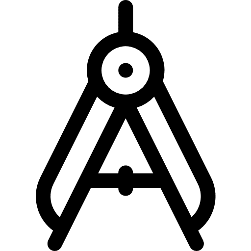 Compass education measurement compass icon