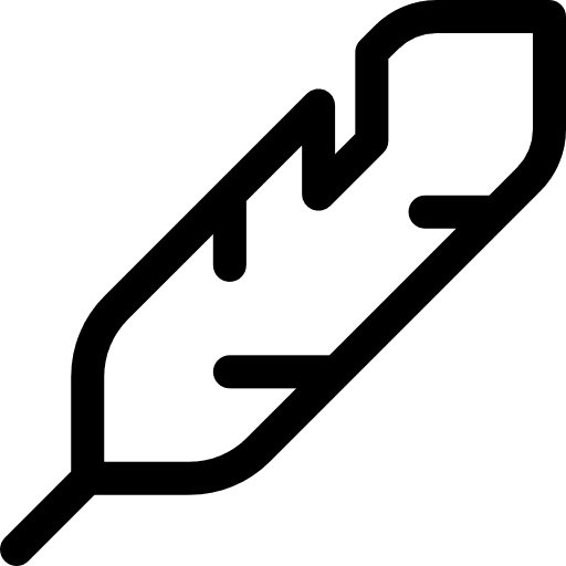 Feather feather miscellaneous writing icon