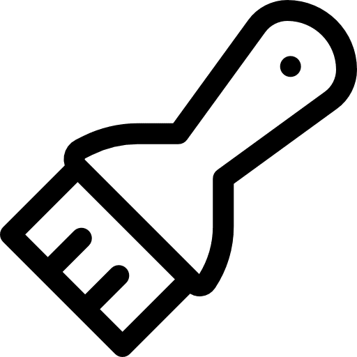 Brush brush construction paintbrush icon