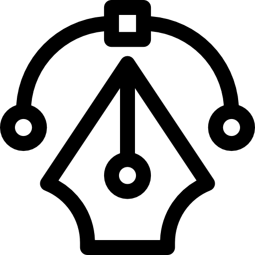 Vector graphic design vector pen icon