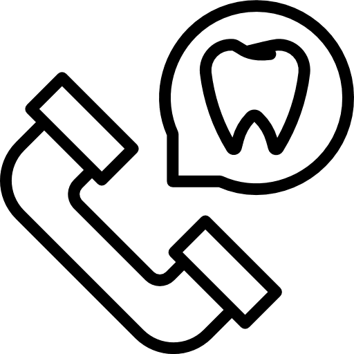 Medical appointment call technology conversation icon