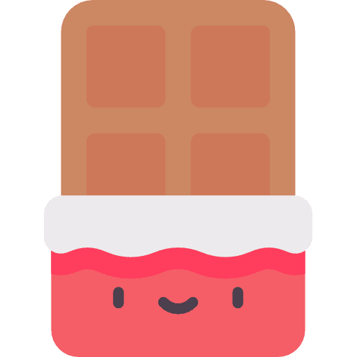 Chocolate bar dessert food chocolate bar icon