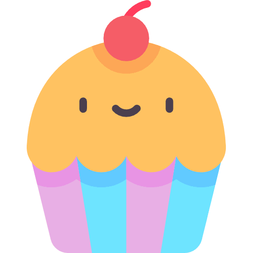 Cupcake muffin cupcake bakery icon