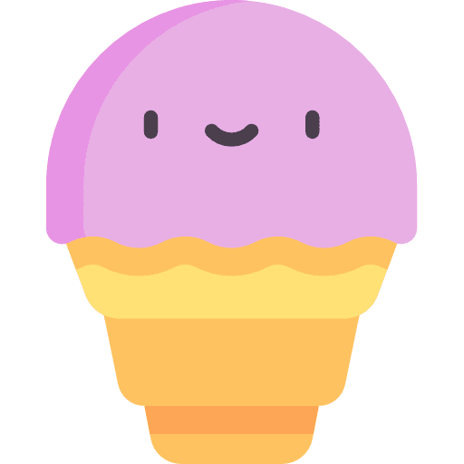 Ice cream dessert sugar food icon