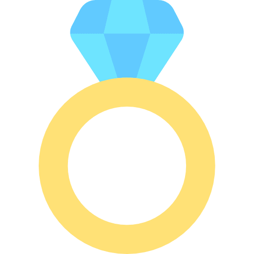 Ring fashion wedding ring icon