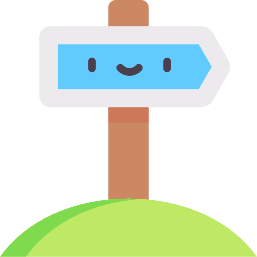 Signs orientation signaling signs icon