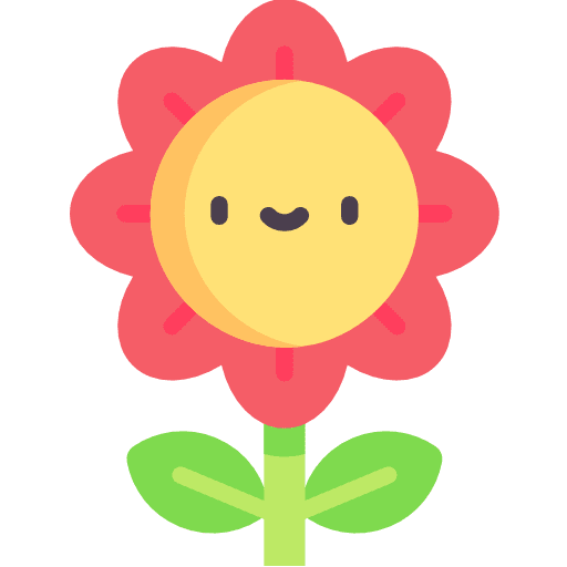 Flower petals blossom flower icon