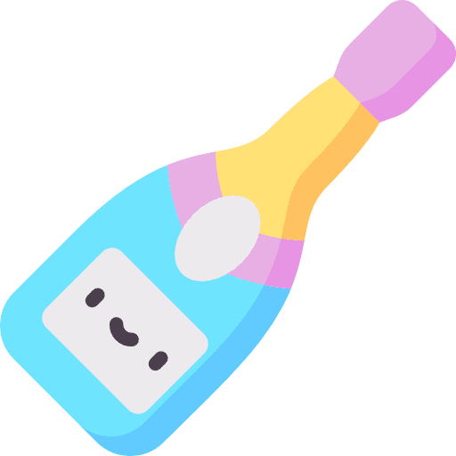 Champagne food champagne alcoholic drinks icon