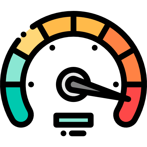 Fast mileage fast kilometers icon