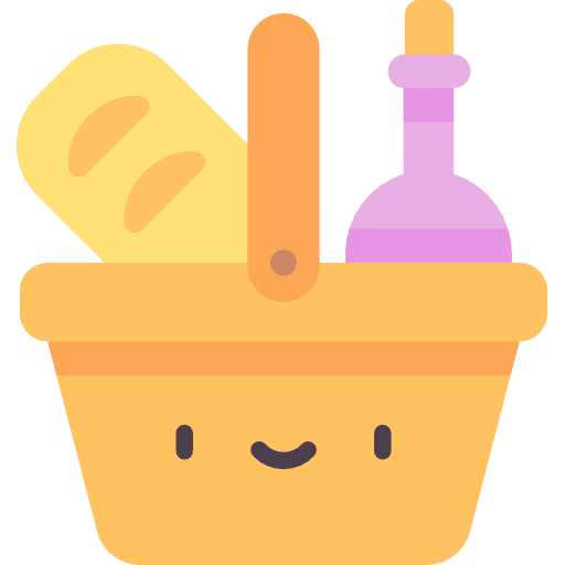Picnic food picnic basket basket icon