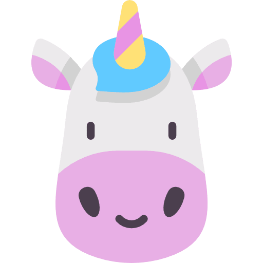 Unicorn fantasy animals legend icon