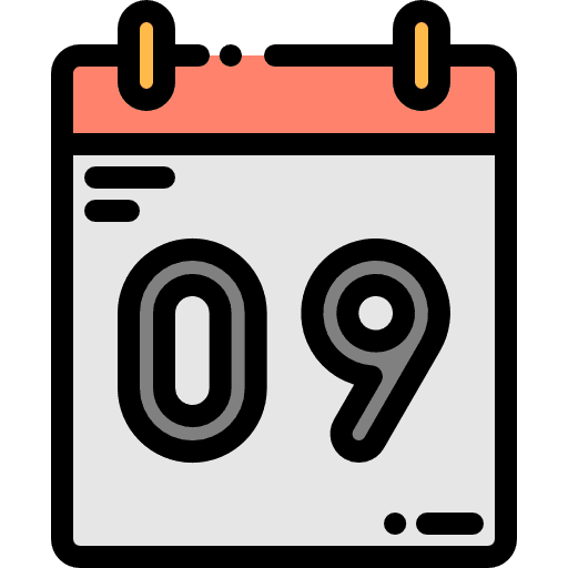Calendar schedule interface time icon