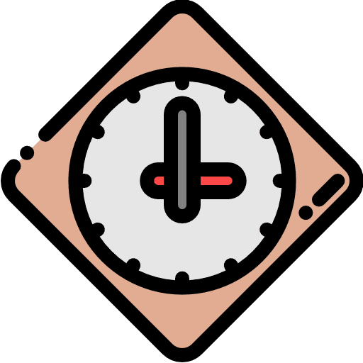 Clock wall clock time and date clocks icon