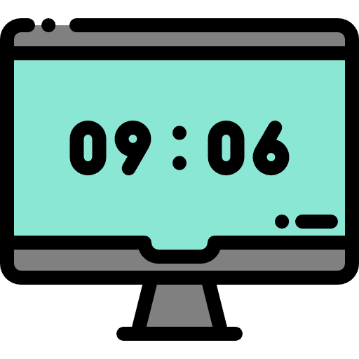 Monitor technology screen television icon